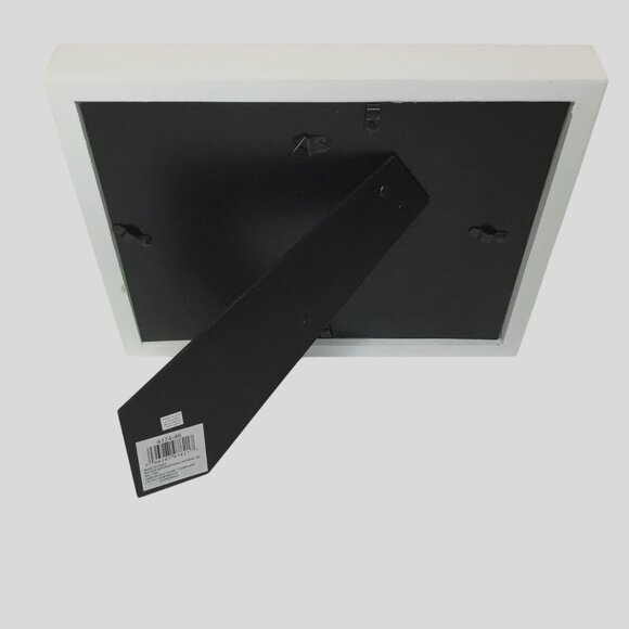 MALDEN Sweetheart Baby Picture Frame Pink Flowers 4x6 Photo 10x8 White Wood NIB - Picture 2 of 4